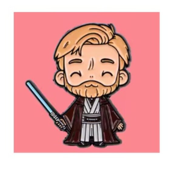 STAR WARS "Luke Skywalker" Enamel Trading Pin (BRAND NEW & SO CUTE!) - Picture 1 of 3